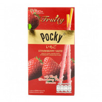 Бисквитные палочки Glico Pocky Fruity Strawberry, 35 г