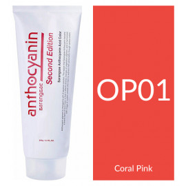 Краска для волос "Anthocyanin Second Edition OP01 Coral Pink, 230 мл"